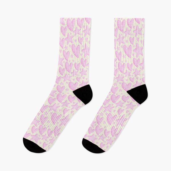 Item preview, heart star valentines seamless pattern  designed and sold by KJackArtwork.