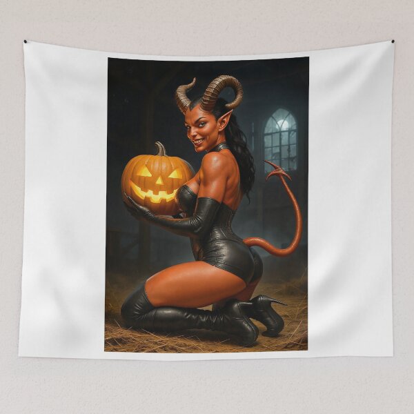 Item preview, Demoness happy Halloween   designed and sold by CathryneDelamort.