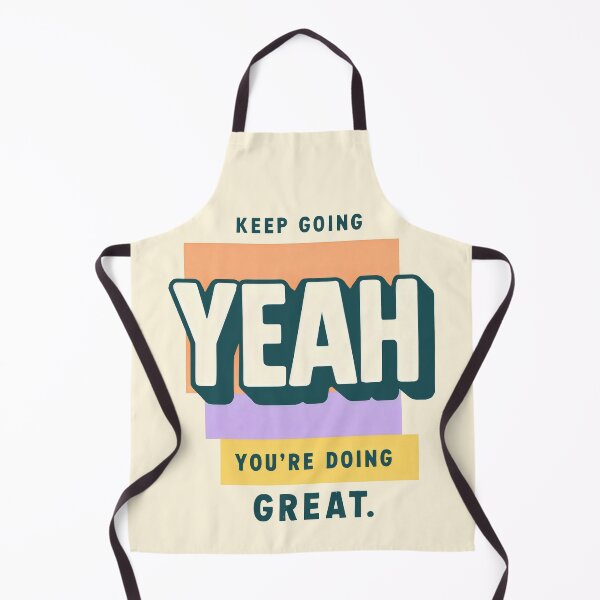 Item preview, Optimistic Retro-Inspired Graphic with Central “YEAH” and Positive Affirmation designed and sold by SplashTastic.