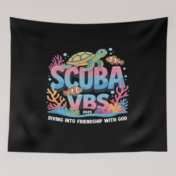 Item preview, 2025 Vacation Bible School Diving Into Friendship Scuba VBS designed and sold by FranzFriesen.