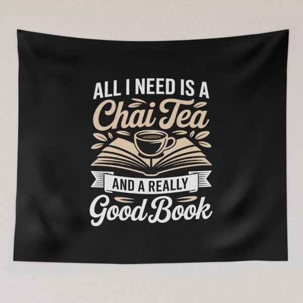 Item preview, Chai Tea and a Good Book designed and sold by HaileyRobel.