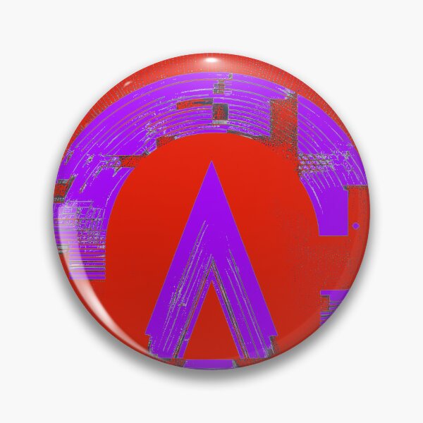 Item preview, Glitch Letter A Art designed and sold by CharlottePlaceArt.