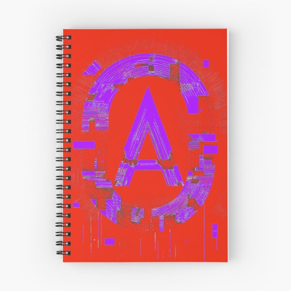 Item preview, Glitch Letter A Art designed and sold by CharlottePlaceArt.