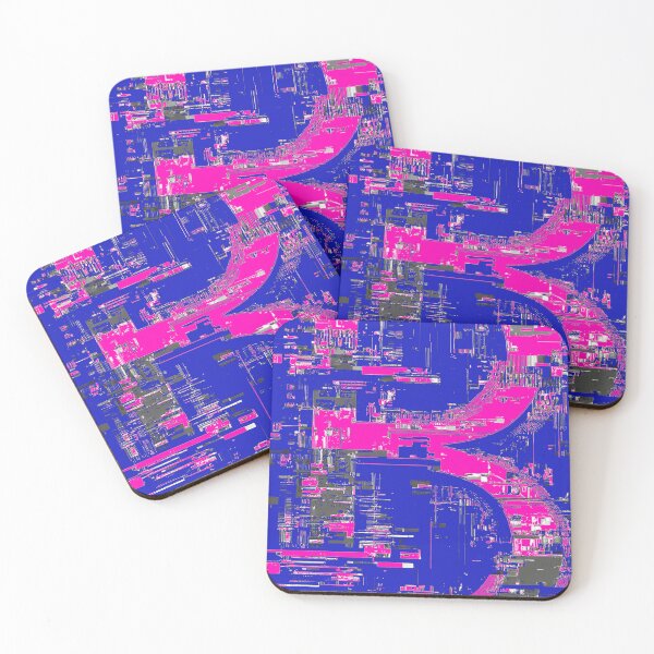 Item preview, Glitch Letter B Art designed and sold by CharlottePlaceArt.