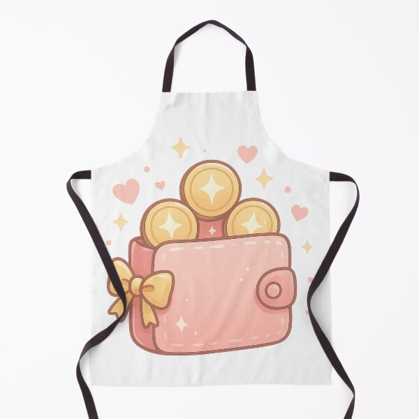 Item preview, Goddess Wallet Charm Money Sticker | Kawaii Wealth Wallet & Gold Coins | Cute Abundance Aesthetic designed and sold by HerDreamCodes.