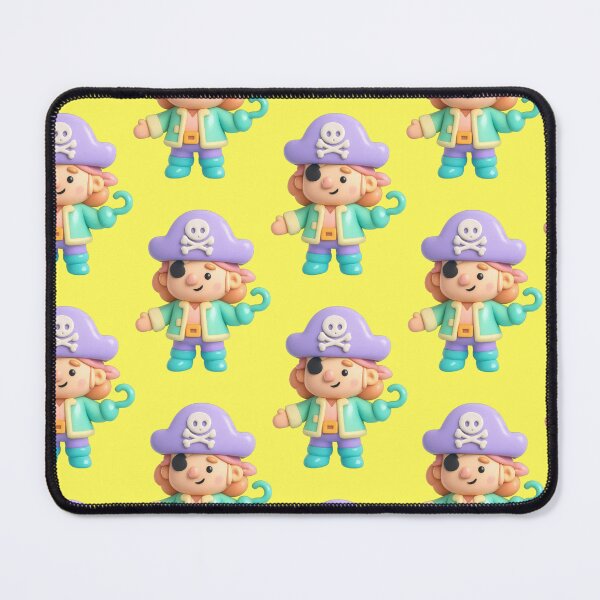 Item preview, Kawaii pirate woman, pastel colors designed and sold by Mauswohn.