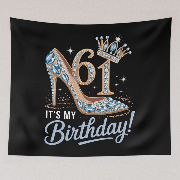 Item preview, 61 It's My Birthday 61 Years Old 61st Birthday Girl designed and sold by Bandikonsalez.