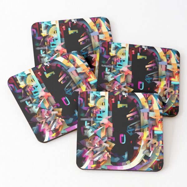 Item preview, Glitch Multiletter Art designed and sold by CharlottePlaceArt.