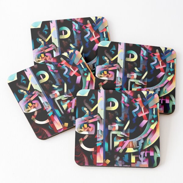 Item preview, Glitch Multiletter Art designed and sold by CharlottePlaceArt.