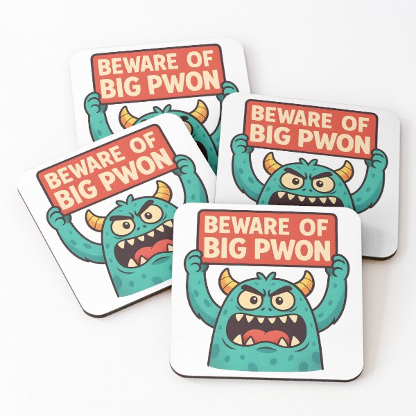 Item preview, "Beware of Big Pwon" #funny gaming quote designed and sold by Geralthewhite.