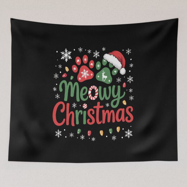 Item preview, Cat Mama Cat Christmas Meowy Christmas designed and sold by VladoZork.