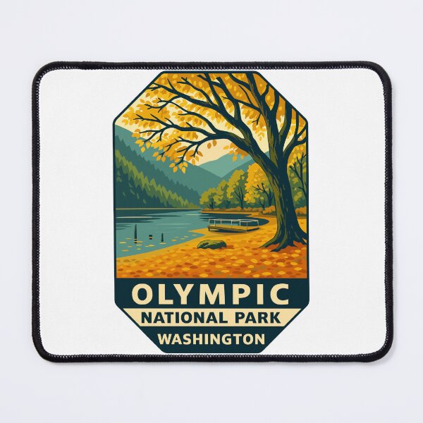 Item preview, Olympic National Park Retro Sticker designed and sold by Ismeal Von.