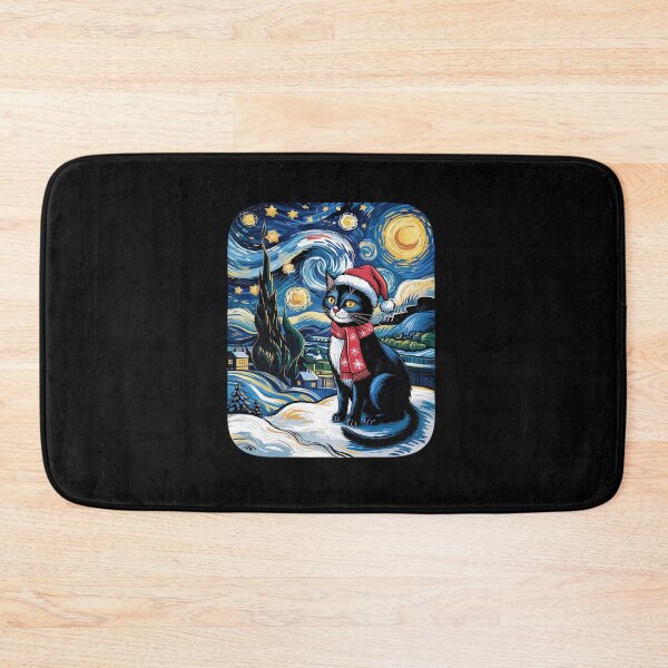 Item preview, Cat Night Style Christmas Funny Graphic Men Women Kids designed and sold by VladoZork.