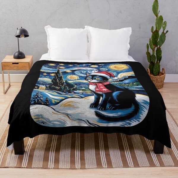 Item preview, Cat Night Style Christmas Funny Graphic Men Women Kids designed and sold by VladoZork.
