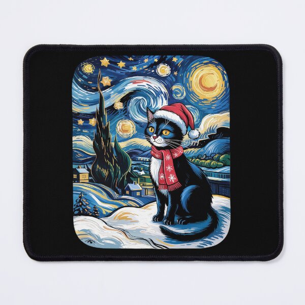 Item preview, Cat Night Style Christmas Funny Graphic Men Women Kids designed and sold by VladoZork.