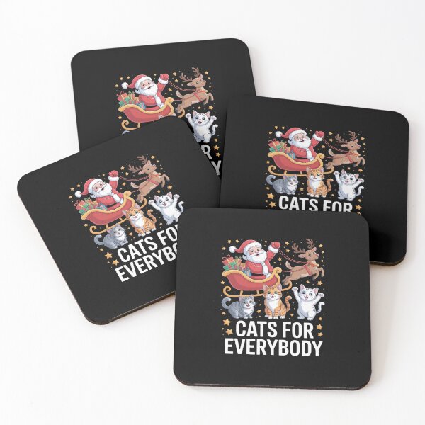 Item preview, Cats For Everybody Christmas Cat Funny Xmas Santa 1 designed and sold by khorbiasieno.