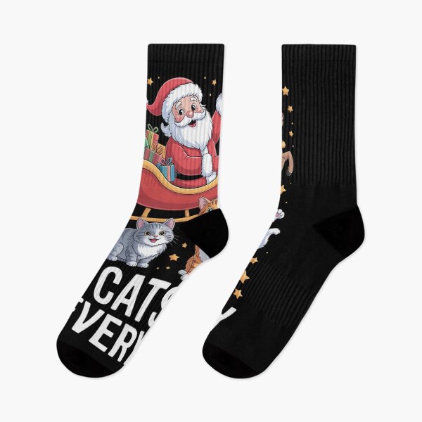 Item preview, Cats For Everybody Christmas Cat Funny Xmas Santa 1 designed and sold by khorbiasieno.