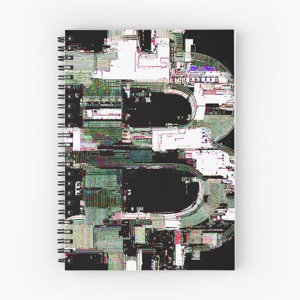 Item preview, Glitch Letter B Art designed and sold by CharlottePlaceArt.