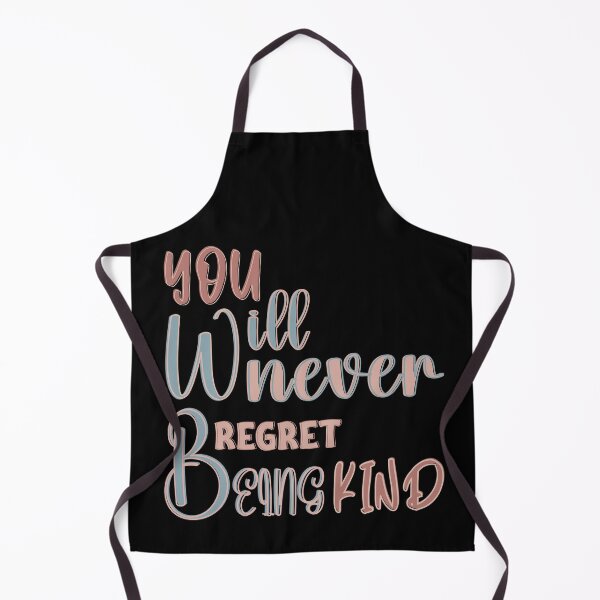 Item preview, You Will Never Regret Being Kind – Colorful Positive Quote Typography Design designed and sold by Lu7u.
