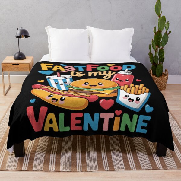 Item preview, Fast Food Is My Valentine Fast Food Lover Valentine Day designed and sold by Bandikonsalez.