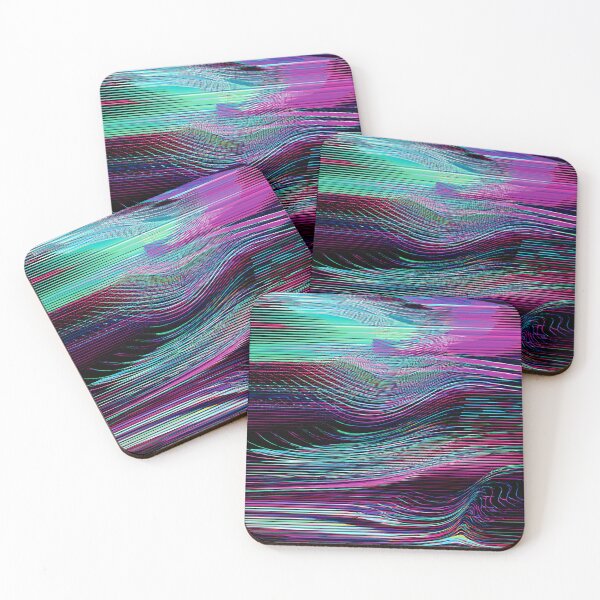 Item preview, Glitch Surreal Mountain Art designed and sold by CharlottePlaceArt.