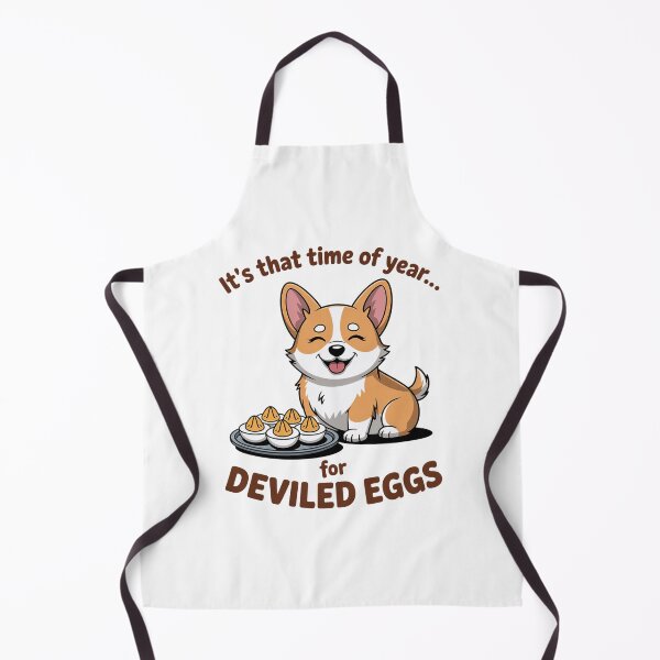 Item preview, Corgi Deviled Eggs Thanksgiving designed and sold by VladoZork.