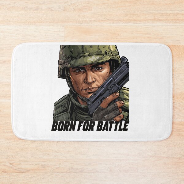 Item preview, Born For Battle – Military Warrior Soldier designed and sold by Graphic Therapist.