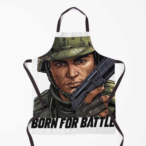 Item preview, Born For Battle – Military Warrior Soldier designed and sold by Graphic Therapist.