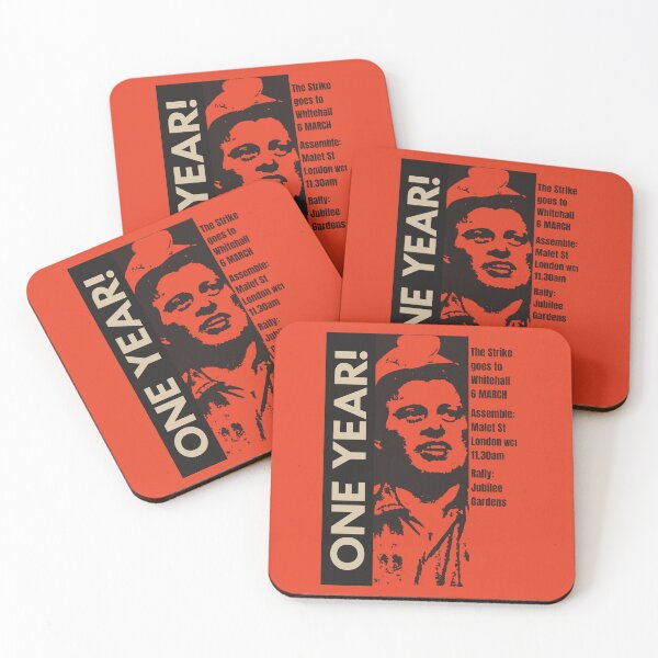 Item preview, Miners Strike - One Year On designed and sold by Radical Poster Collective.