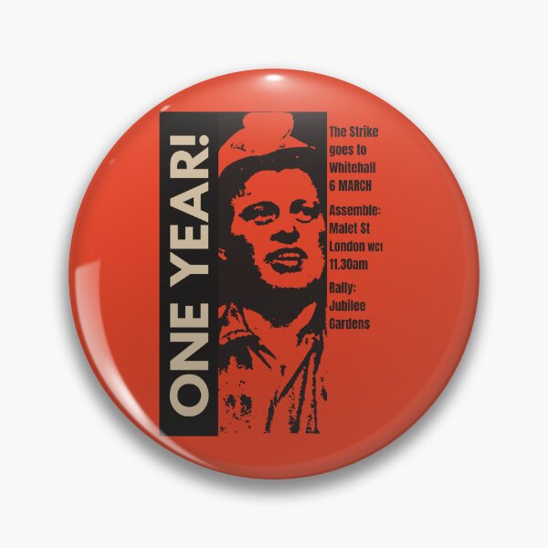Item preview, Miners Strike - One Year On designed and sold by Radical Poster Collective.