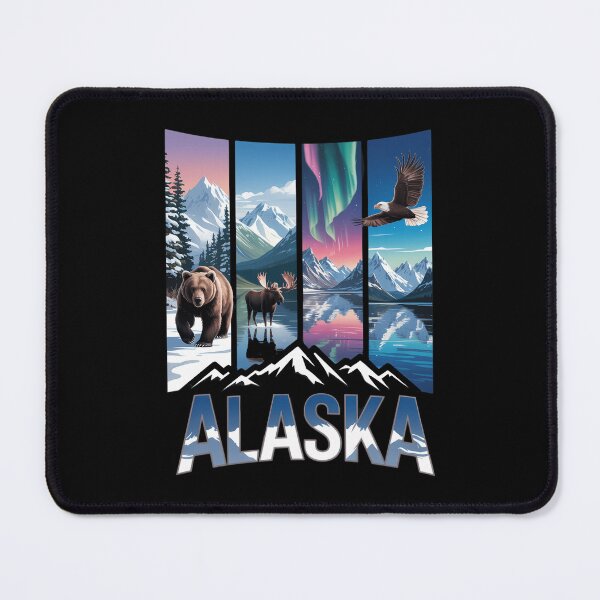 Item preview, Alaskan Bear Moose Eagle Lake And Mountain designed and sold by Bandikonsalez.