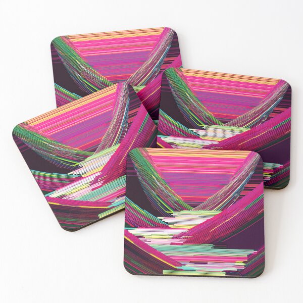 Item preview, Glitch Surreal Mountain Art designed and sold by CharlottePlaceArt.