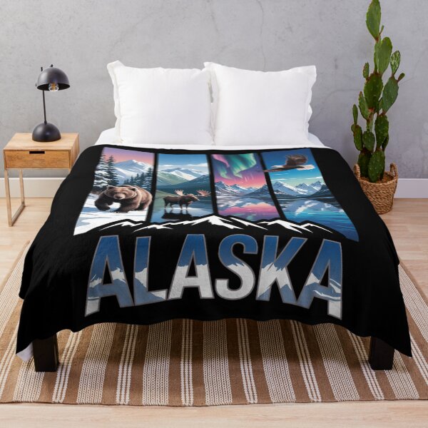 Item preview, Alaskan Bear Moose Eagle Lake And Mountain designed and sold by Bandikonsalez.