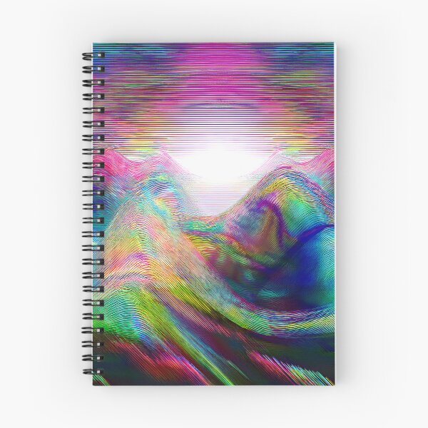 Item preview, Glitch Surreal Mountain Art designed and sold by CharlottePlaceArt.