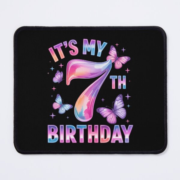 Item preview, It's My 7th Birthday Butterfly 7 Year Old Party designed and sold by Bandikonsalez.