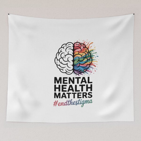 Item preview, End The Stigma Mental Health Matters Mental Health Awareness designed and sold by VENOM0RIOT.