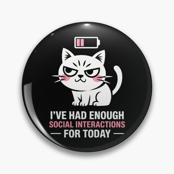 Item preview, Enough Social Interaction Today Grumpy Cat designed and sold by VENOM0RIOT.
