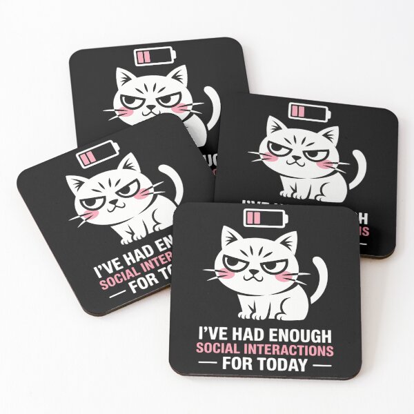 Item preview, Enough Social Interaction Today Grumpy Cat designed and sold by VENOM0RIOT.