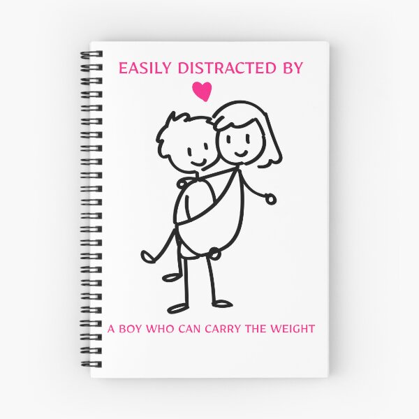 Item preview, Easily Distracted By A Boy Who Can Carry The Weight designed and sold by SavvyVacationer.