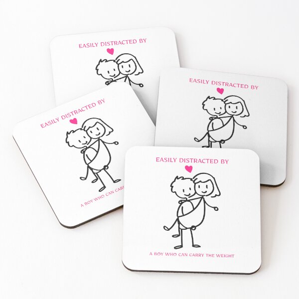 Item preview, Easily Distracted By A Boy Who Can Carry The Weight designed and sold by SavvyVacationer.