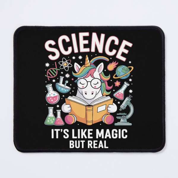 Item preview, Science Is Like Magic But Real Unicorn Science designed and sold by HuValverdeArt.