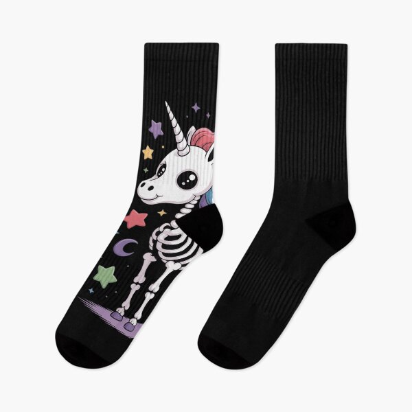 Item preview,  Skeleton Unicorn Lovers Halloween Costume for Girls  designed and sold by HuValverdeArt.