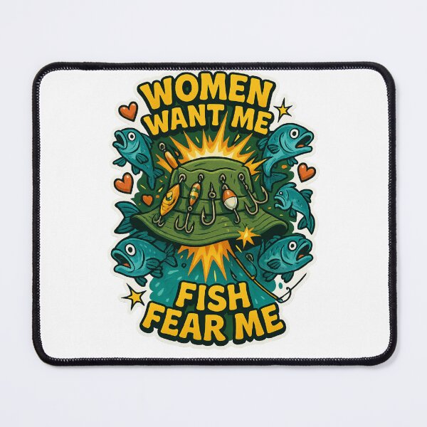Item preview, Women Want Me Fish Fear Me Shirt - Funny Fishing Meme Tee 2025 designed and sold by GeniePixel.