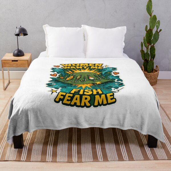 Item preview, Women Want Me Fish Fear Me Shirt - Funny Fishing Meme Tee 2025 designed and sold by GeniePixel.