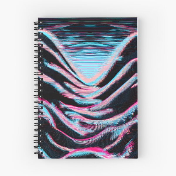 Item preview, Glitch Surreal Mountain Art designed and sold by CharlottePlaceArt.