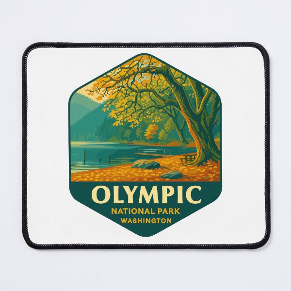Item preview, Olympic National Park Retro Sticker designed and sold by Ismeal Von.