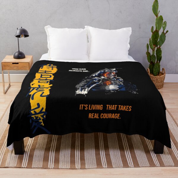 Item preview, Samurai Courage – You Can Always Die, Living Takes Real Courage | Bushido Philosophy Art designed and sold by T-Chou.