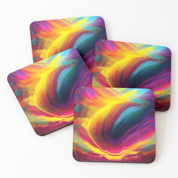 Item preview, Glitch Multicolored Noise Art designed and sold by CharlottePlaceArt.