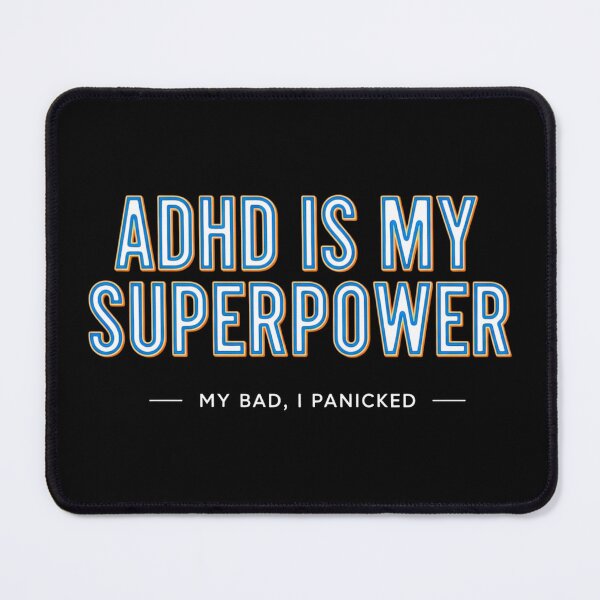 Item preview, Funny ADHD Superpower Retro Quote designed and sold by SholoStudio.