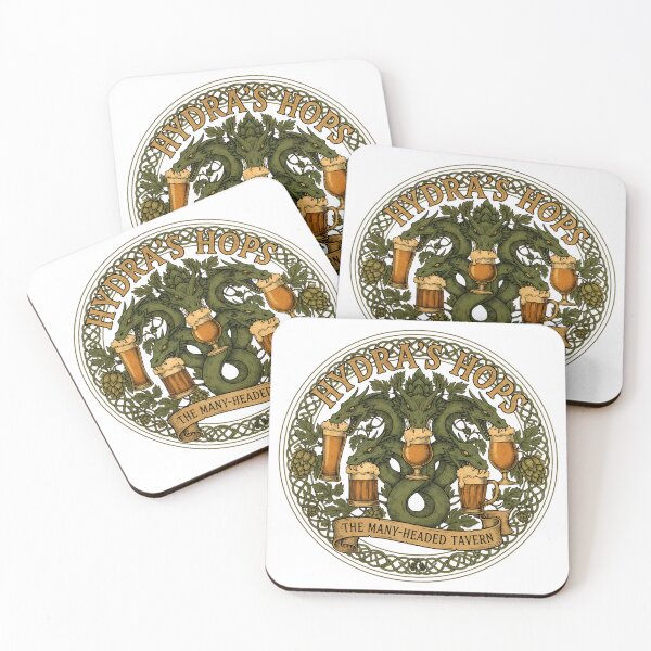 Item preview, Hydra’s Hops – The Many-Headed Tavern Fantasy Beer Design designed and sold by Imaginationbeyond.